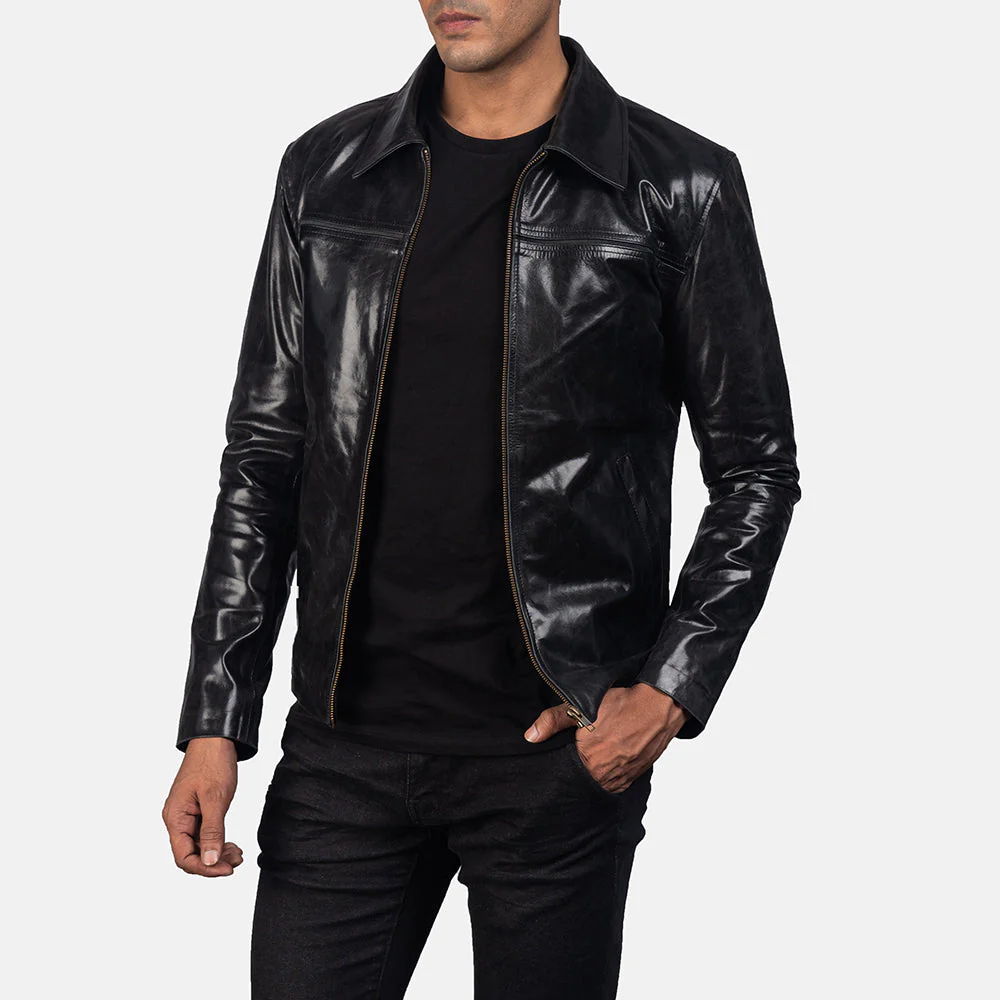 Mystical Cowhide Leather Jacket