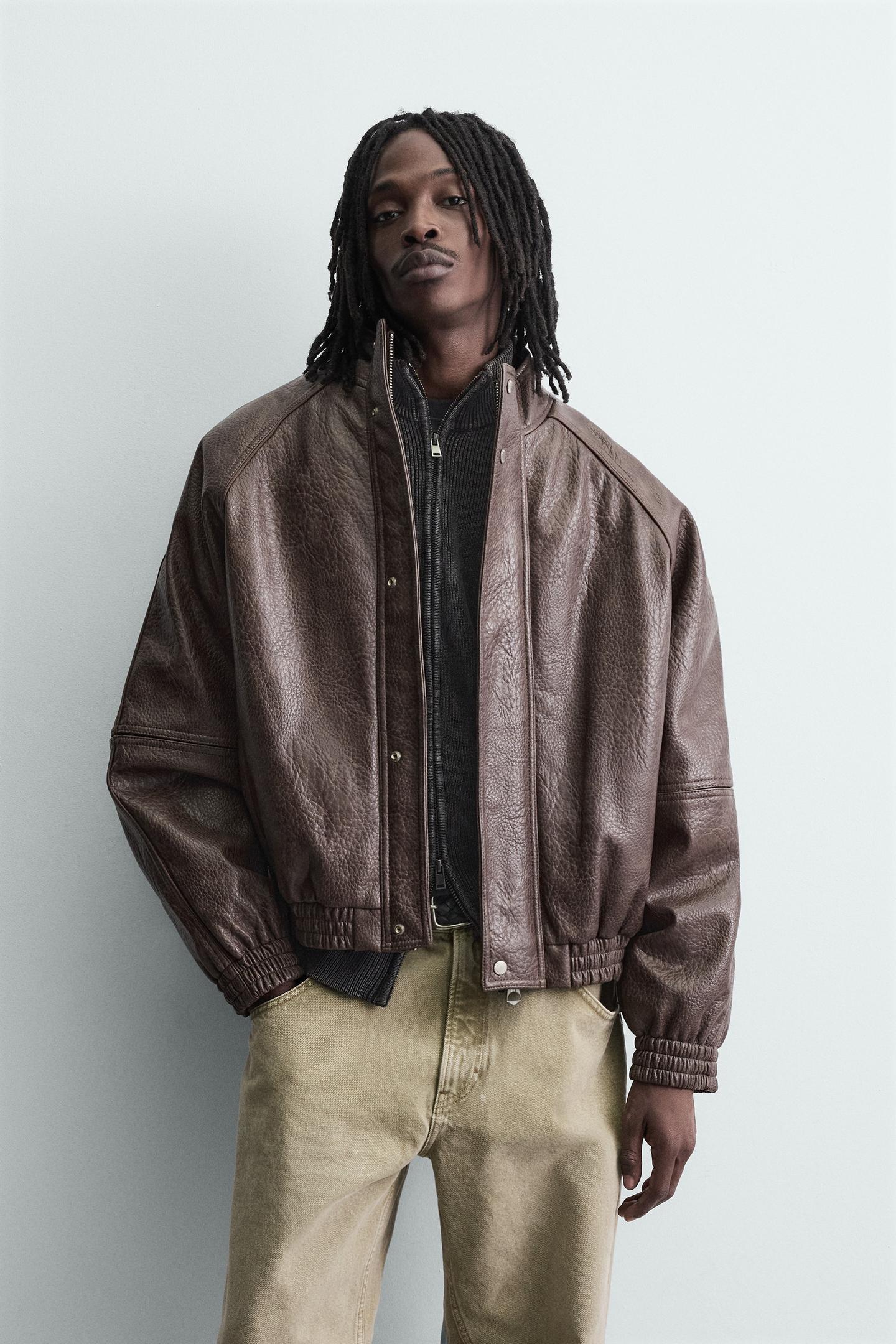 Classic Men’s Vintage Real Leather Jacket