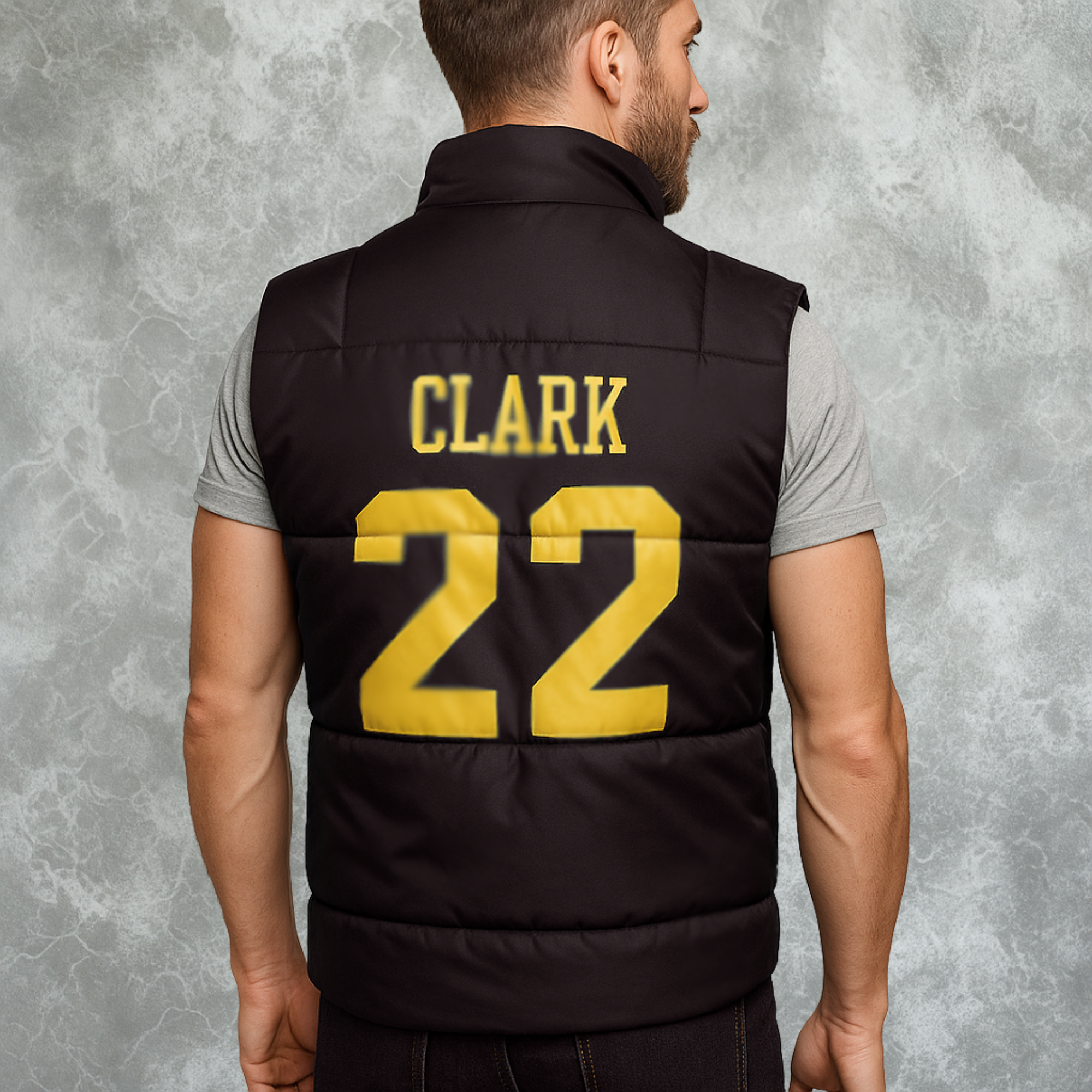 Kristin Juszczyk Caitlin Clark Puffer Vest For Men