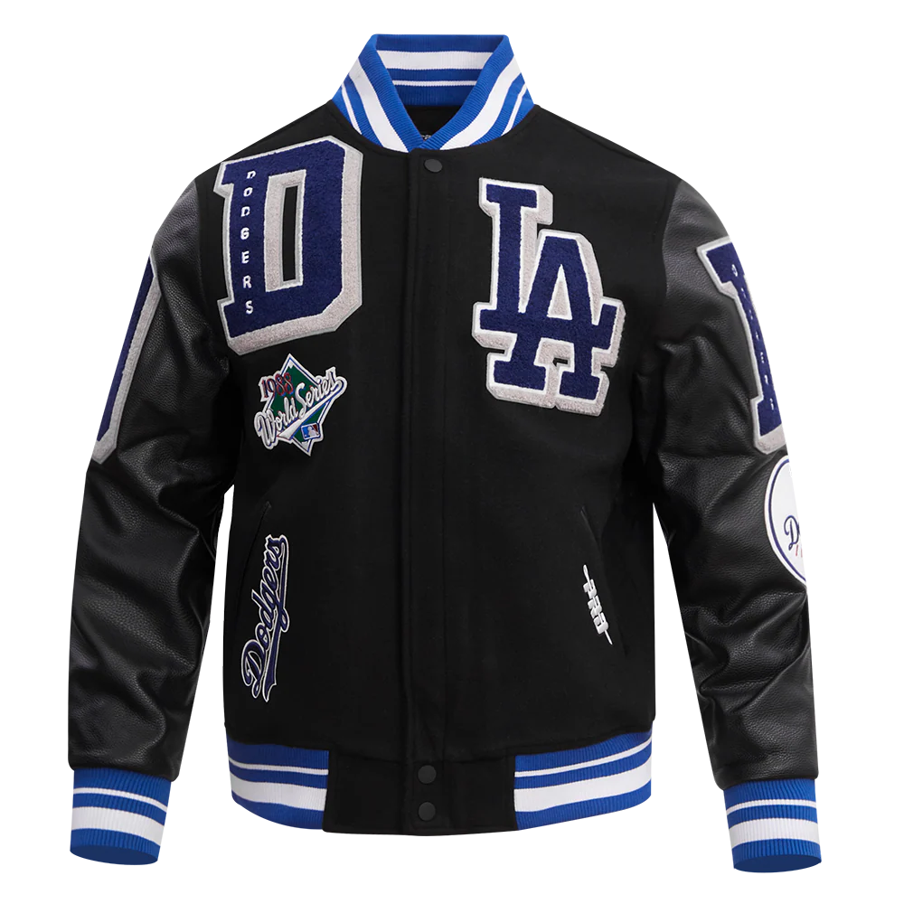 LA Dodgers Mashup Wool Varsity Jacket For Men