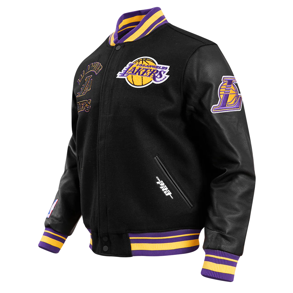 LA Lakers Retro Wool Varsity Jacket For Men