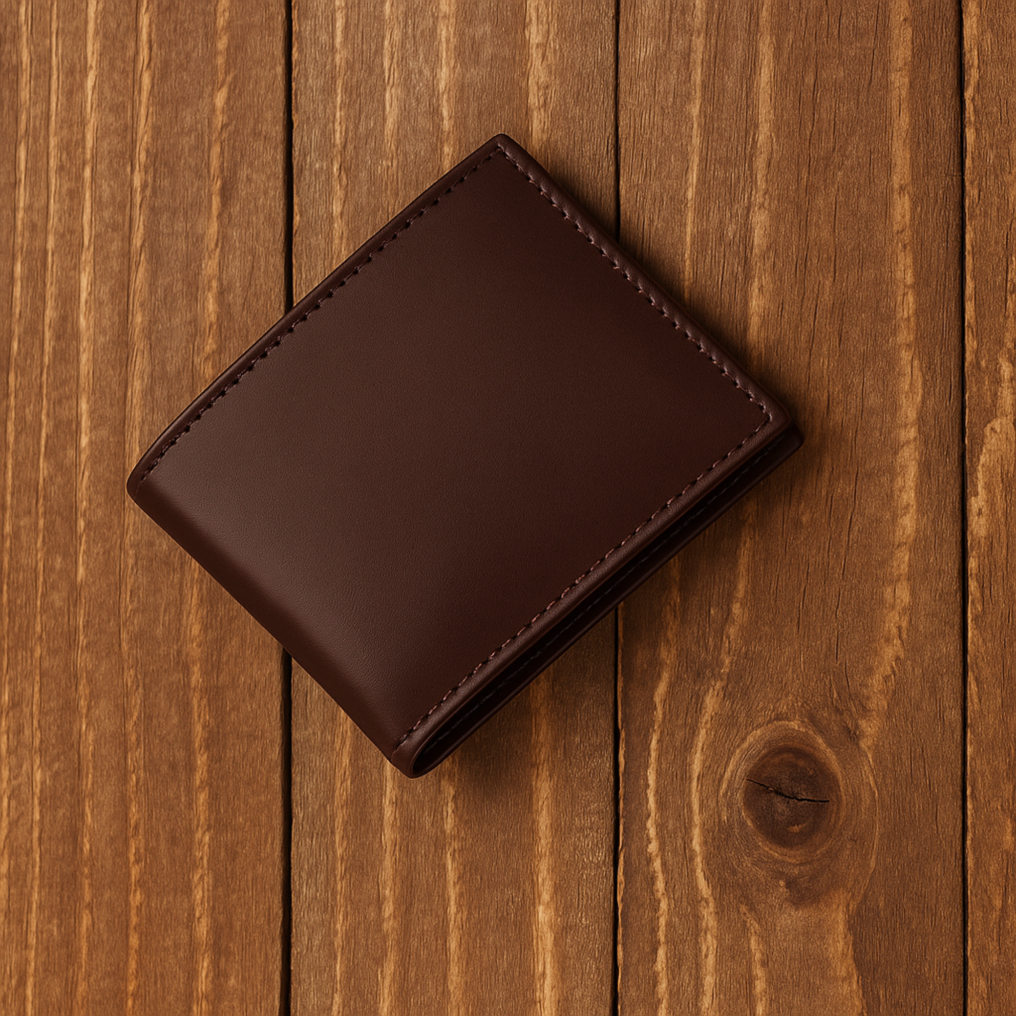 Elegant Brown Leather Wallet