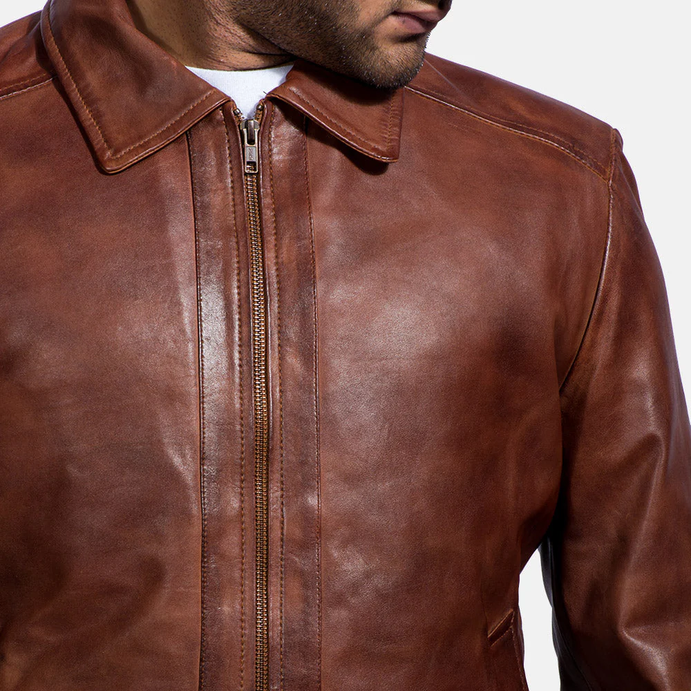 Inferno Ultimate Brown Men Leather Jacket