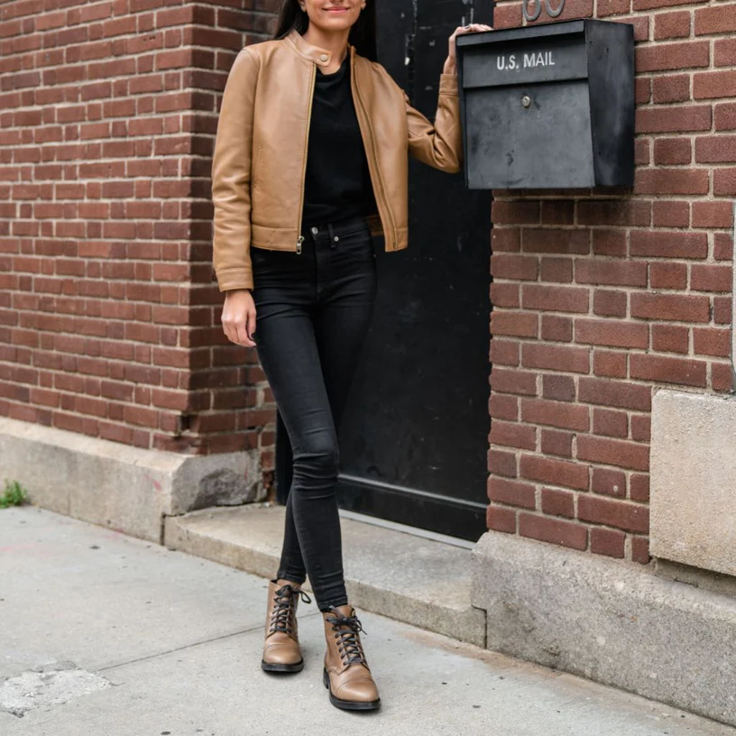 Veloce Women’s Leather Racer