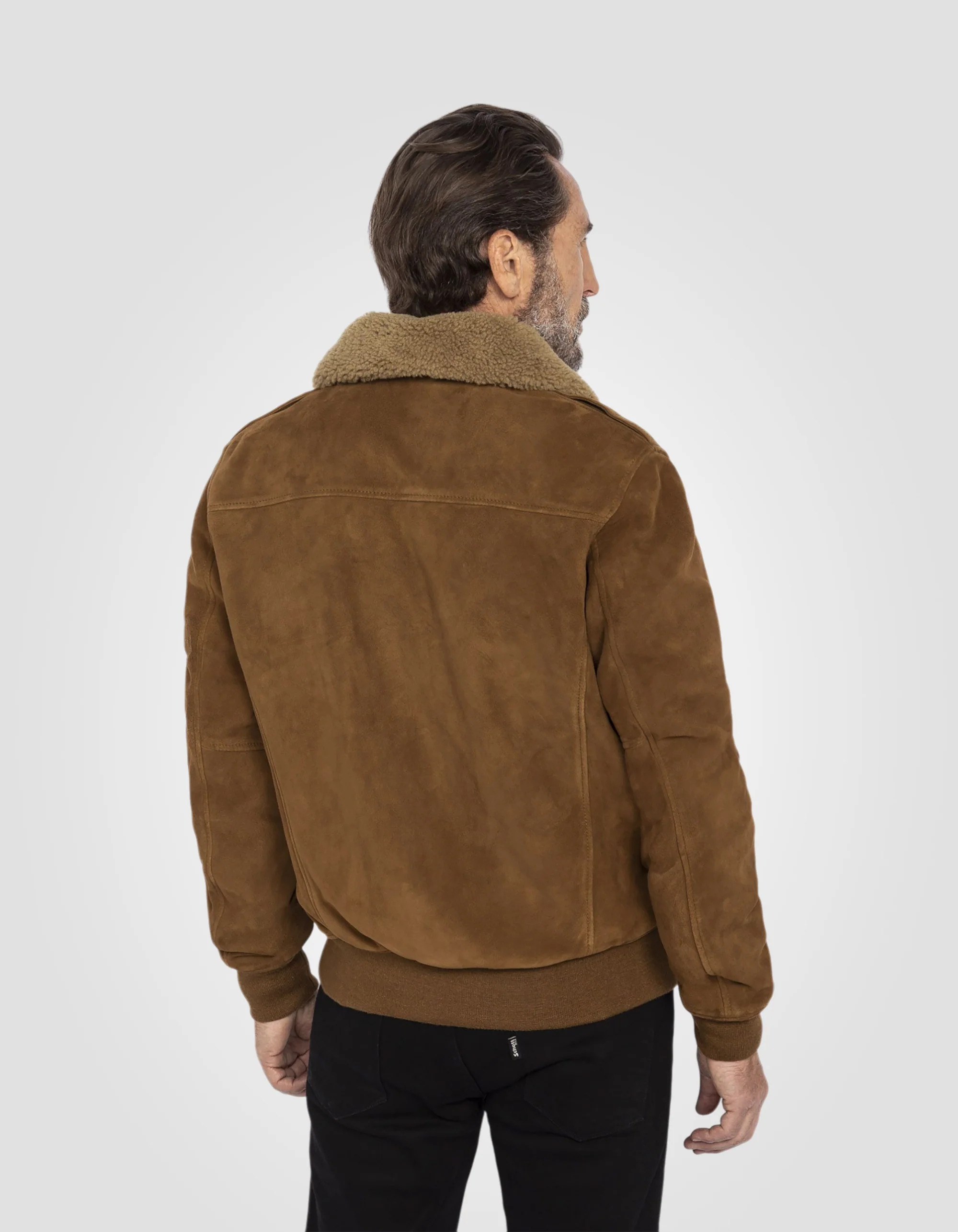 Rouille A-2 Goat Suede Pilot Jacket