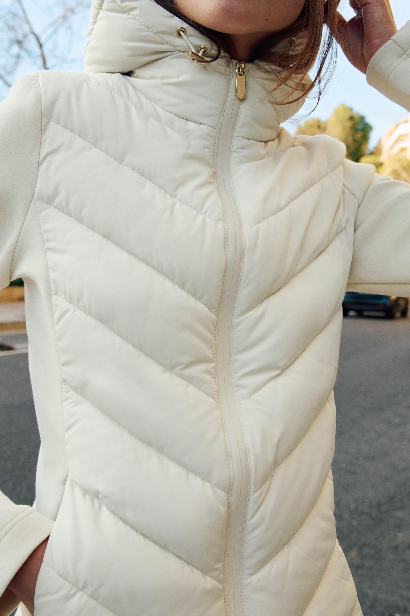 Chic & Weather-Ready Women’s Combined Quilted Puffer Jacket 