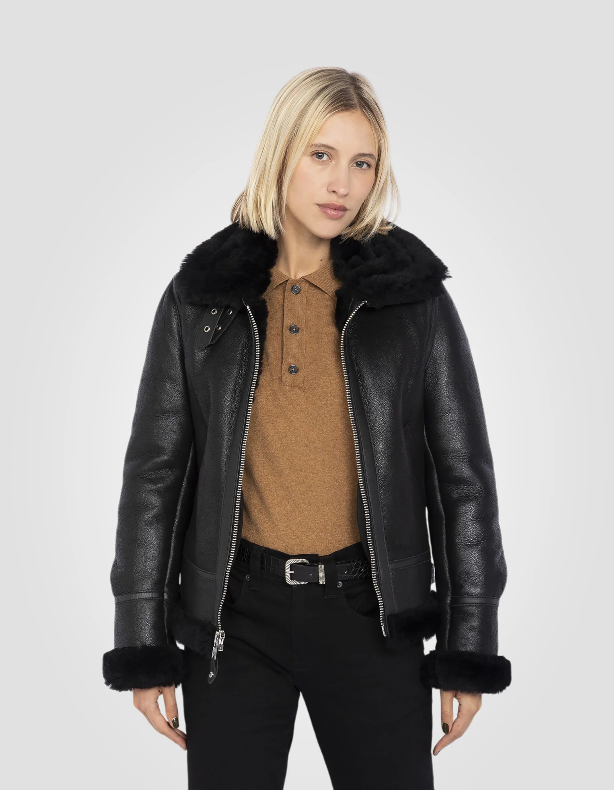 Heritage B-3 Sheepskin Bomber Jacket
