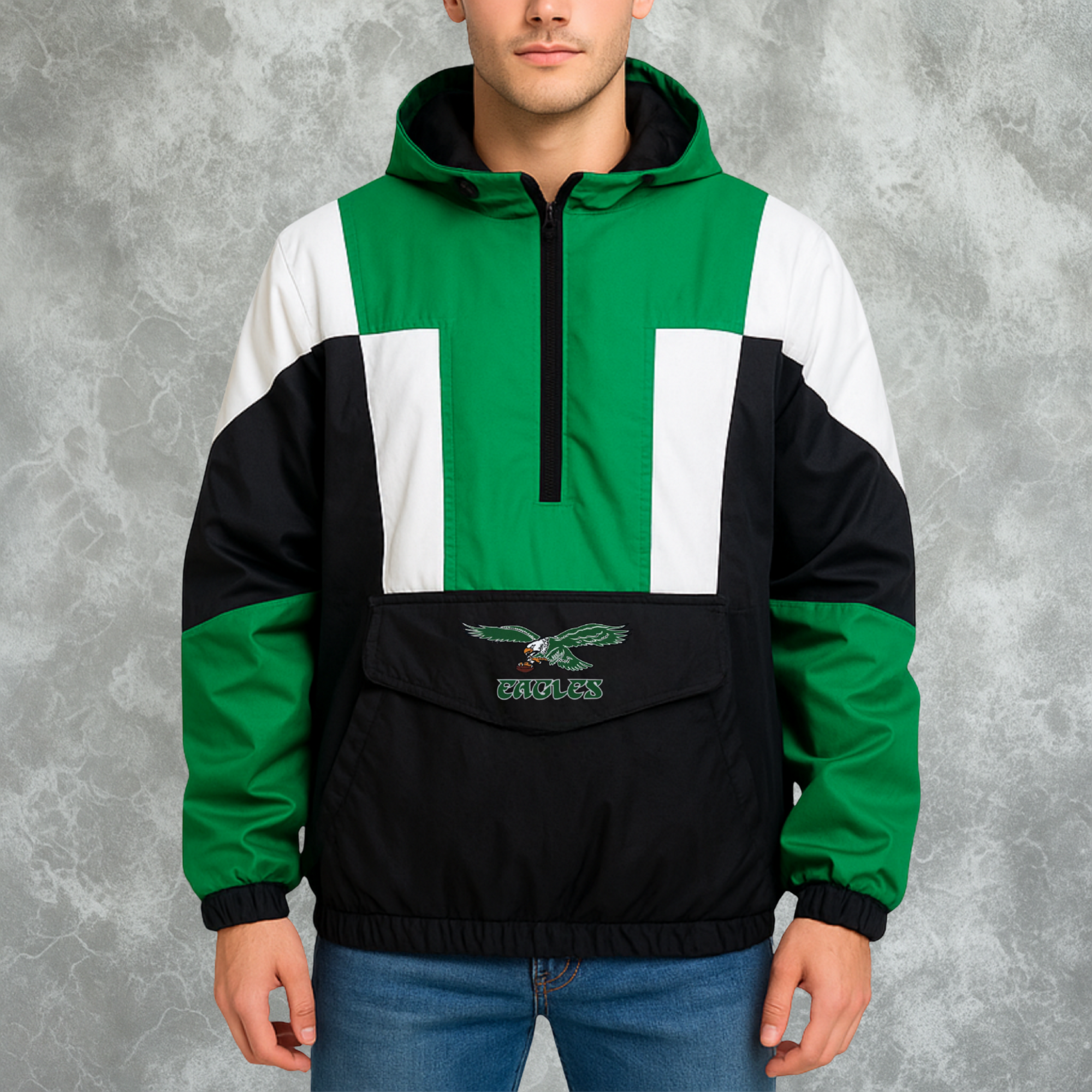 Philadelphia Inspired Eagles Windbreaker Varsity Jacket For Men (LIMITED EDITION)