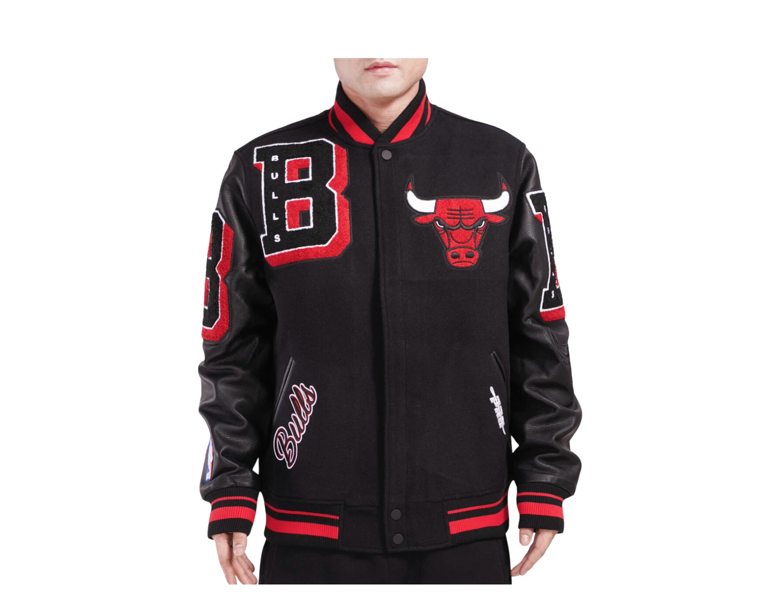 Chicago Bulls Mashup Wool Varsity Jacket For Men