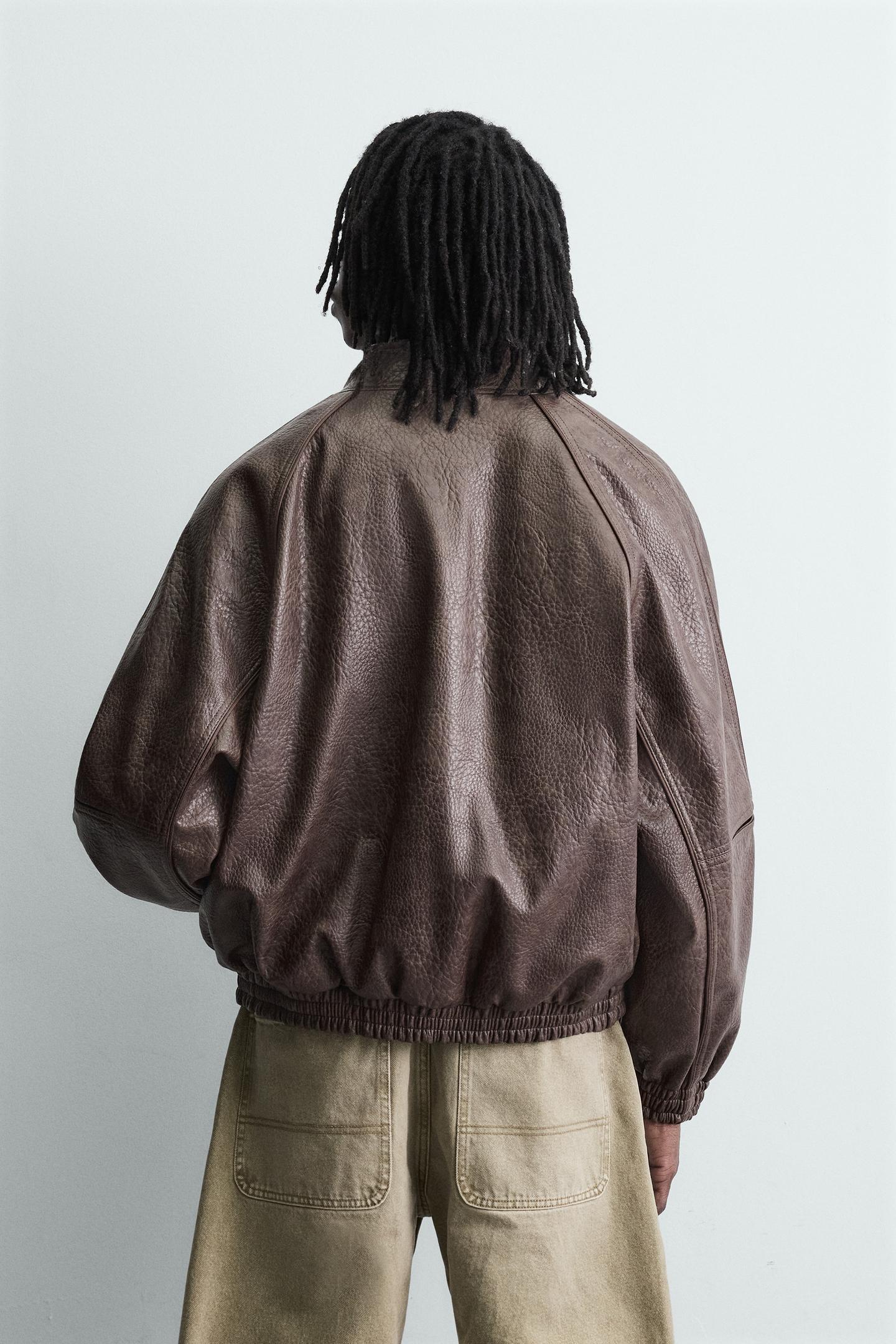 Classic Men’s Vintage Real Leather Jacket 