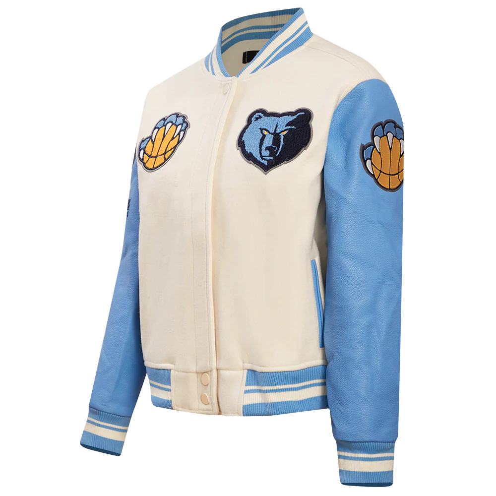 Memphis Grizzlies Retro Wool Varsity Jacket For Men