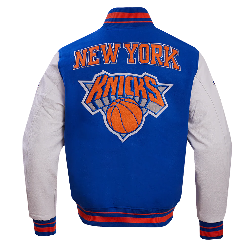 New York Knicks Retro Wool Varsity Jacket For Women