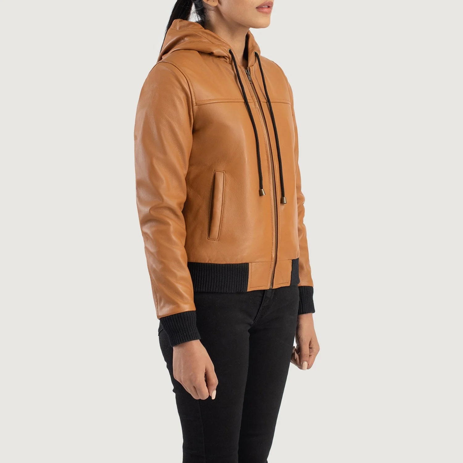 Rebella Hooded  Bomber Jacket