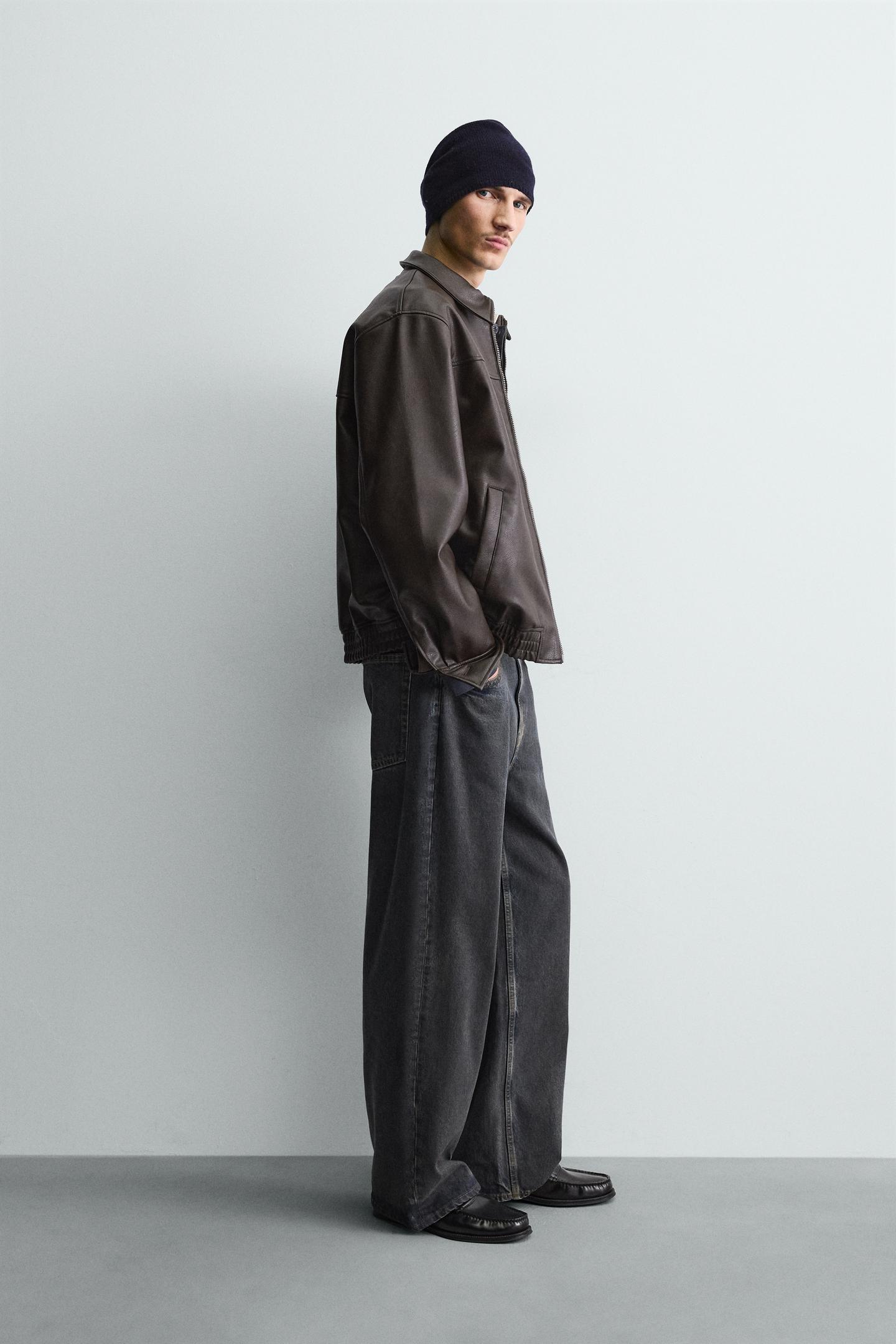 Classic & Timeless Style Men’s Real Leather Bomber Jacket