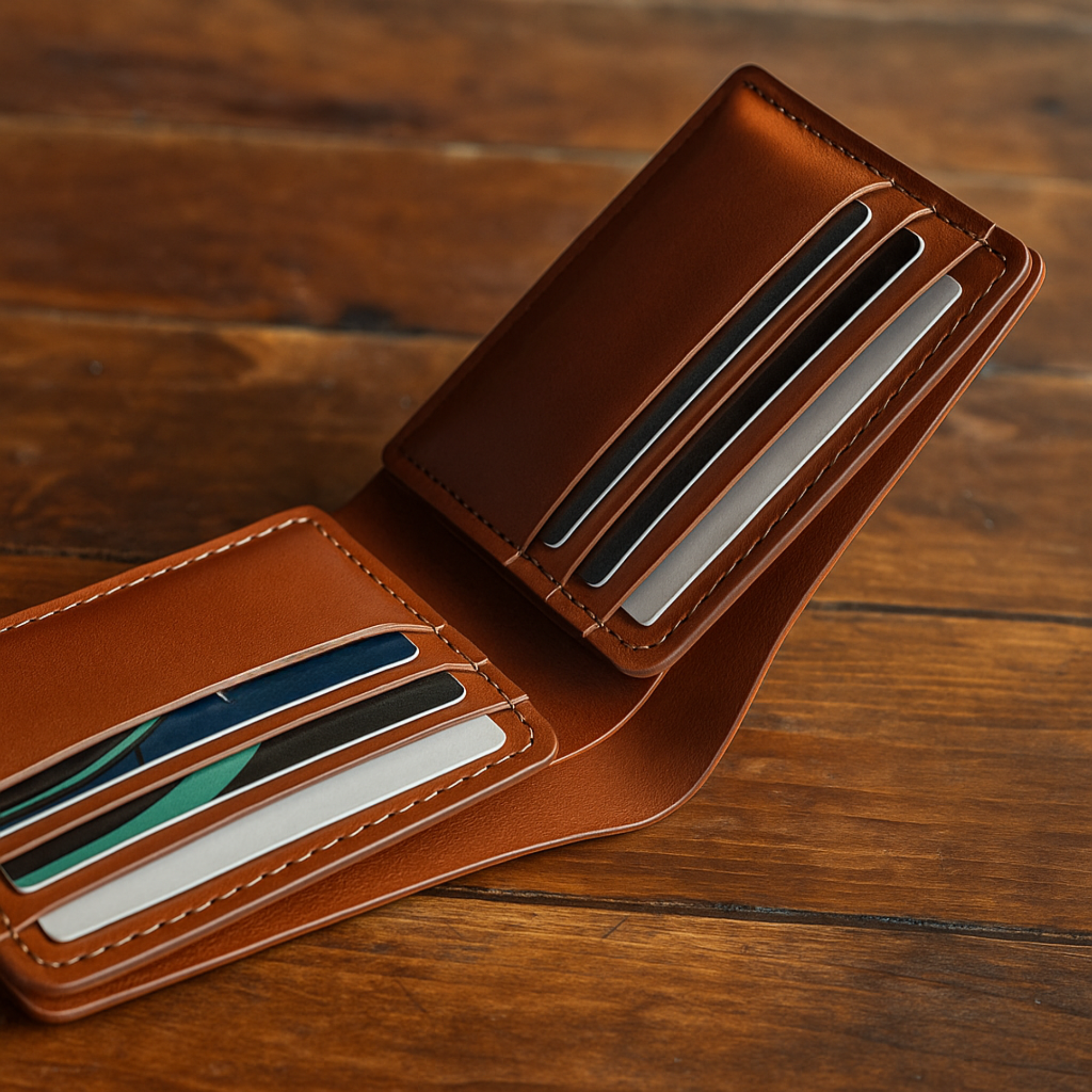 Classic Brown Leather Wallet – Sleek and Stylish