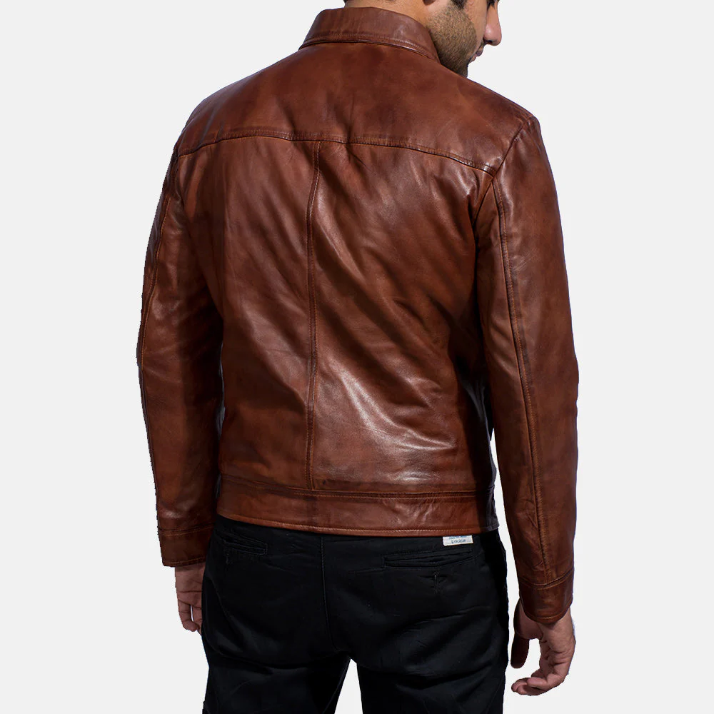 Inferno Ultimate Brown Men Leather Jacket