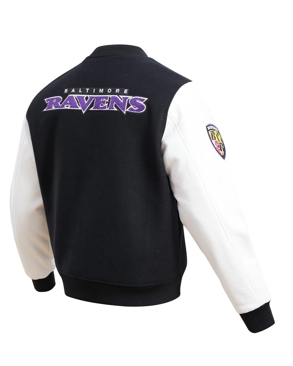 Baltimore Ravens Wool Varsity Jacket For Women