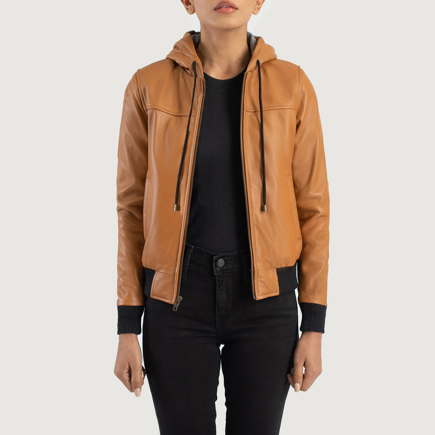 Rebella Hooded Bomber Jacket