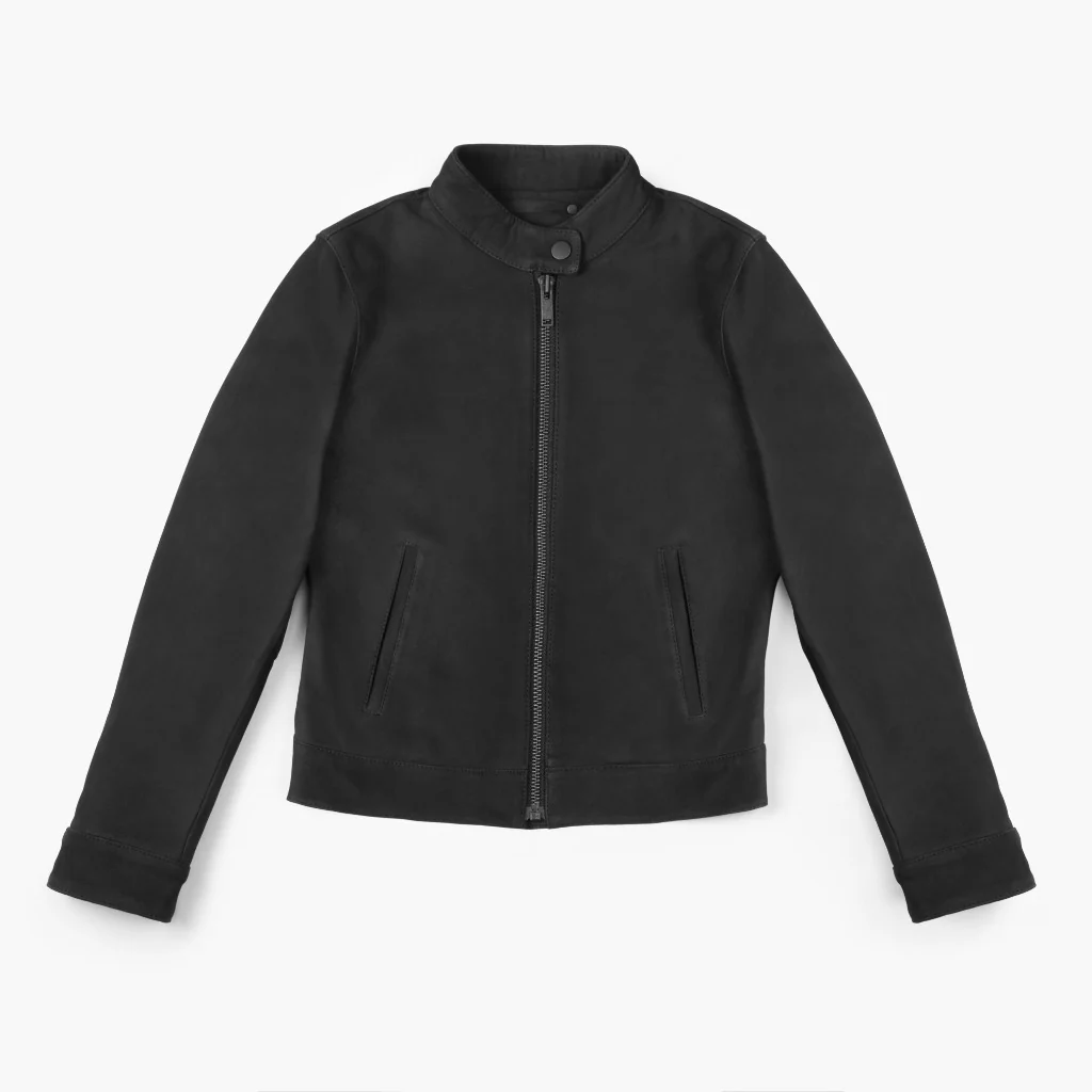 Women’s Suede Leather Racer Jacket | Luxe, Bold & Timelessly Crafted