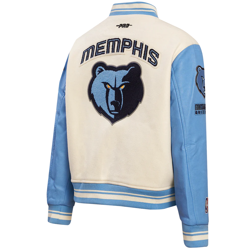 Memphis Grizzlies Retro Wool Varsity Jacket For Men