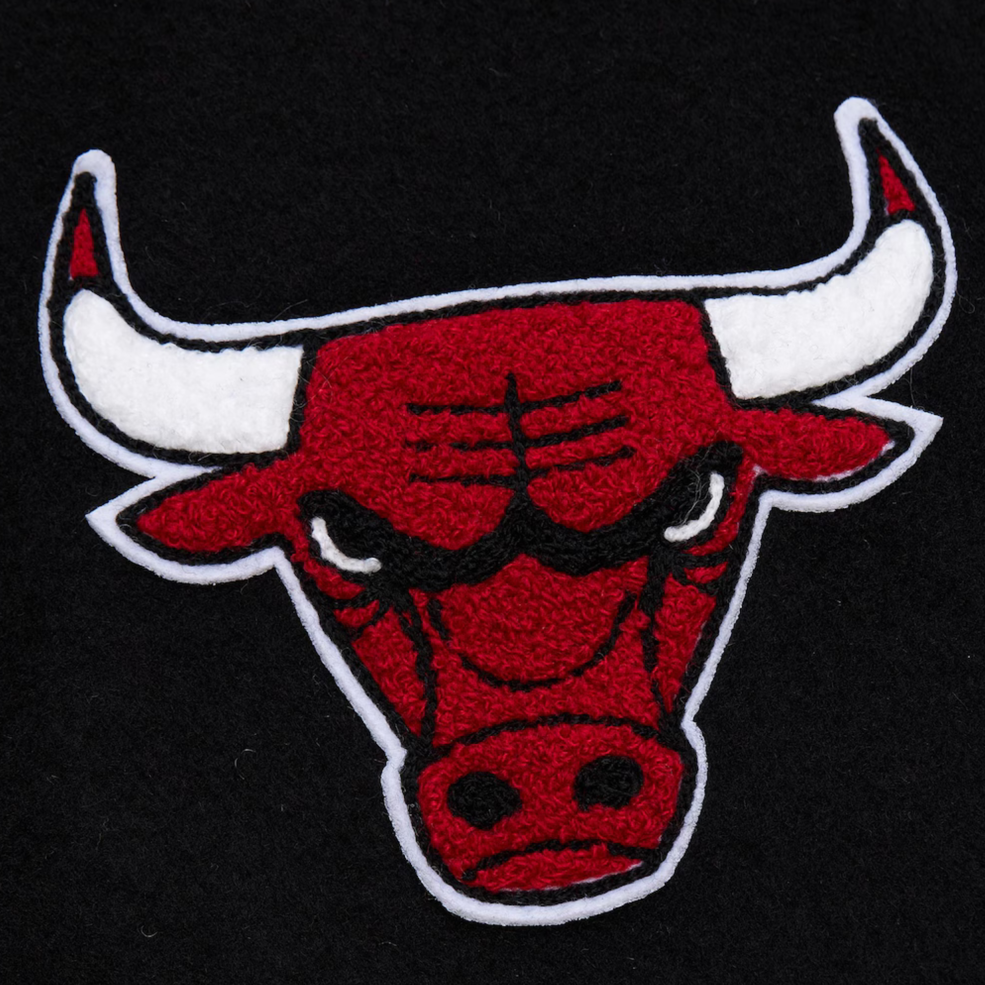Chicago Bulls Blackout Varsity Jacket For Men