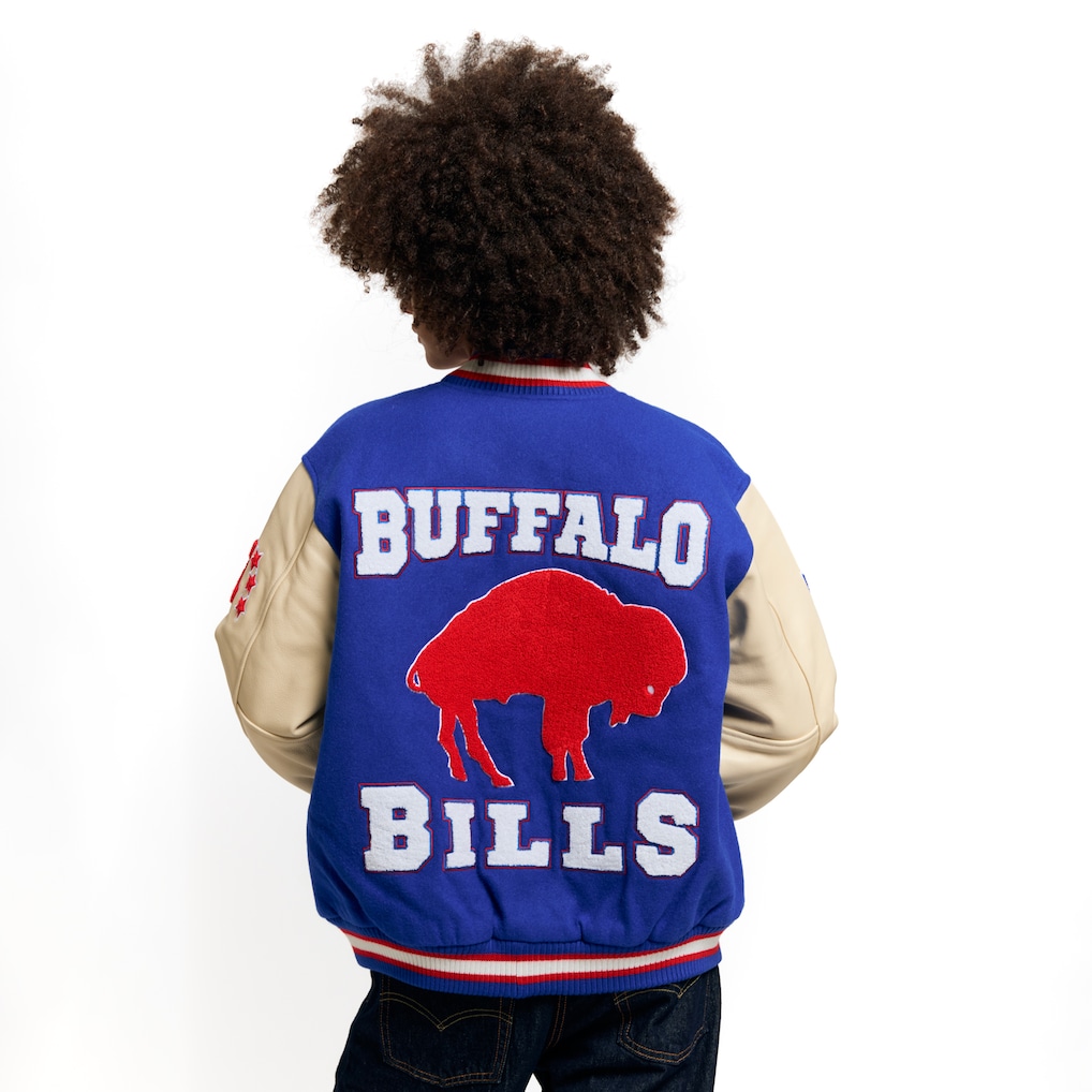 Buffalo Bills Golf Wang Letterman Jacket For Women