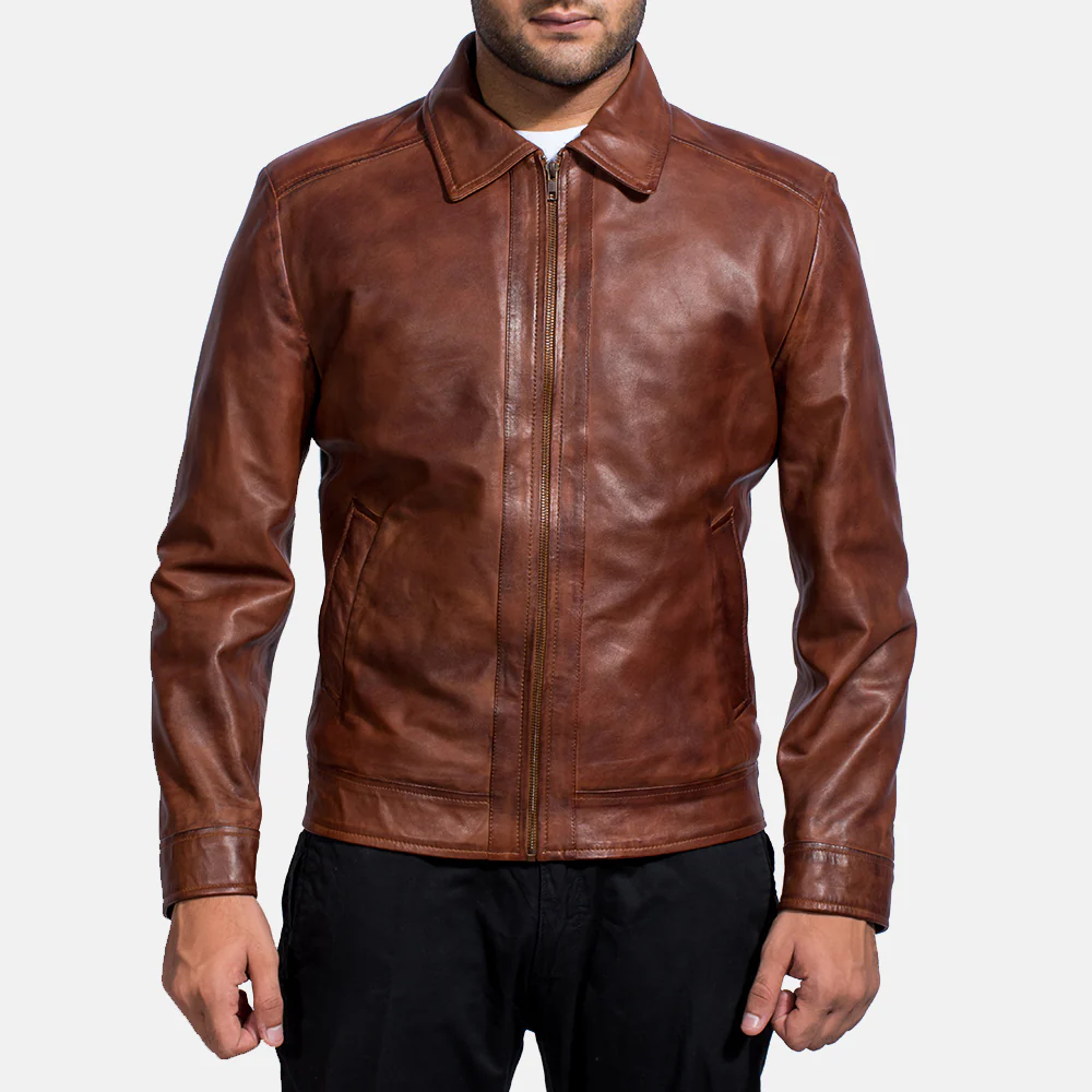 Inferno Ultimate Brown Men Leather Jacket