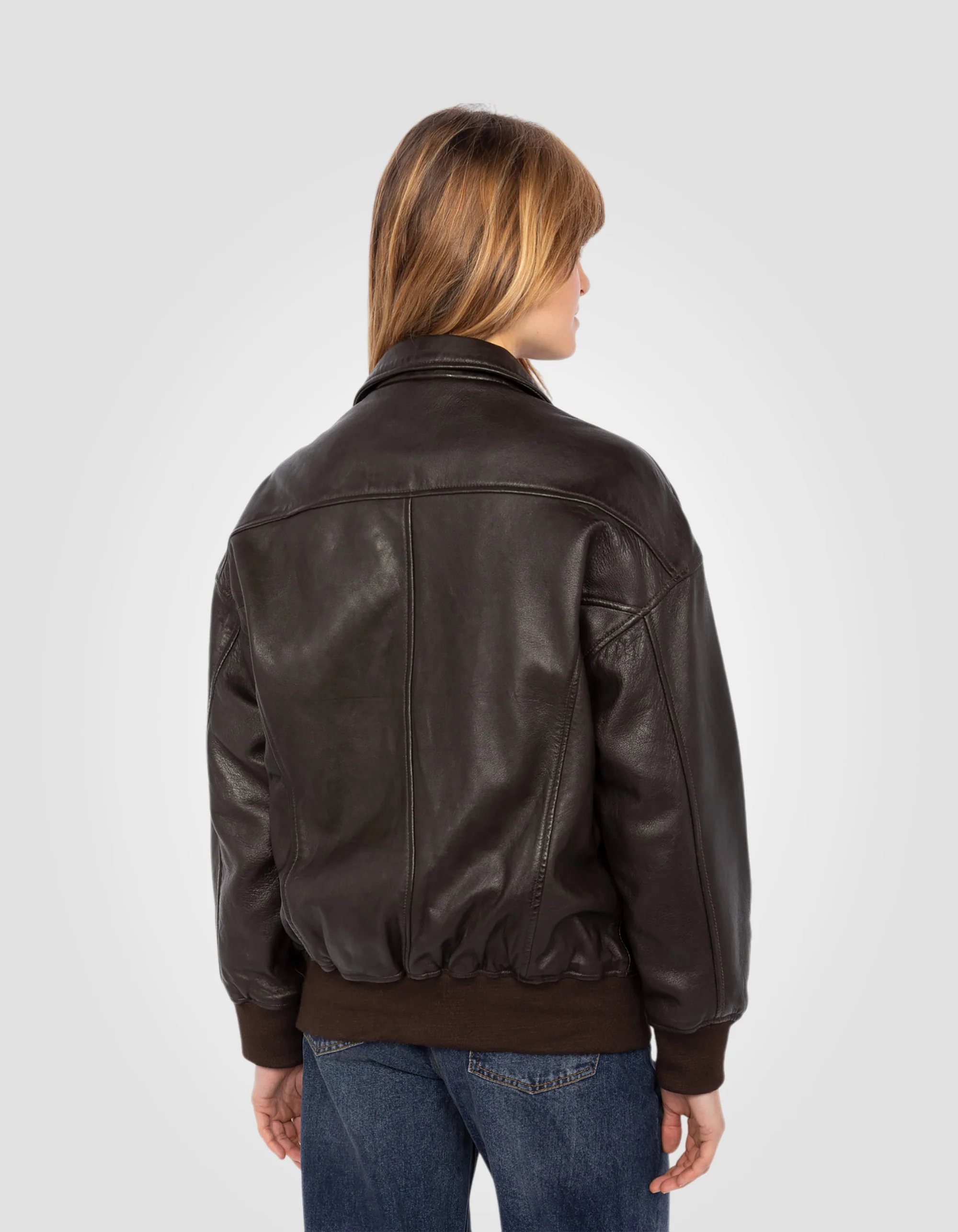 Aero Luxe Boyfriend Aviator Jacket