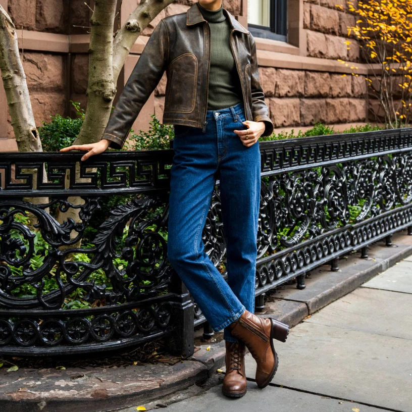 Camino Women's Lambskin Leather Jacket