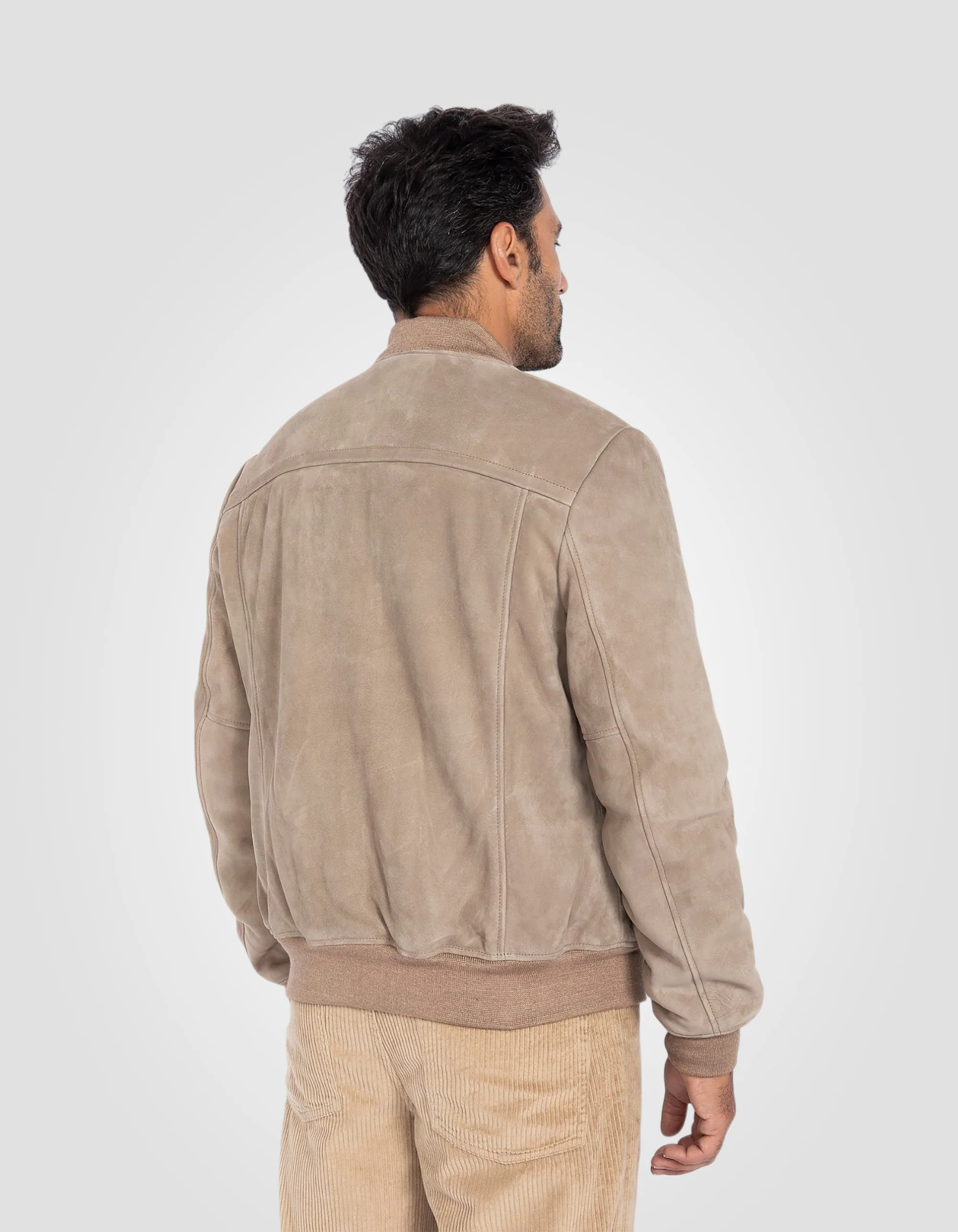 Desert Beige Goat Suede Jacket