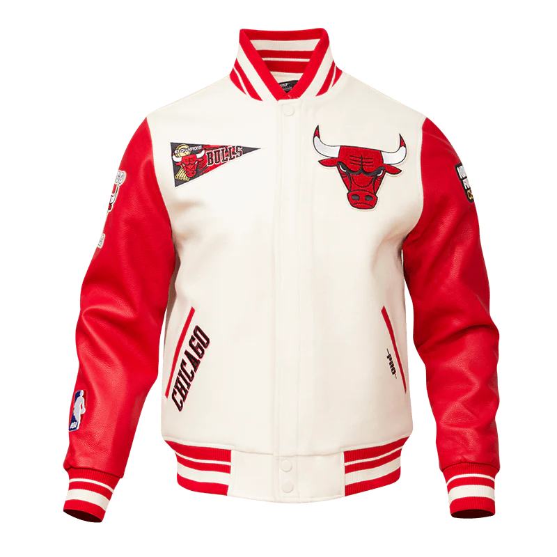 Chicago Bulls Retro Wool Varsity Jacket For Men