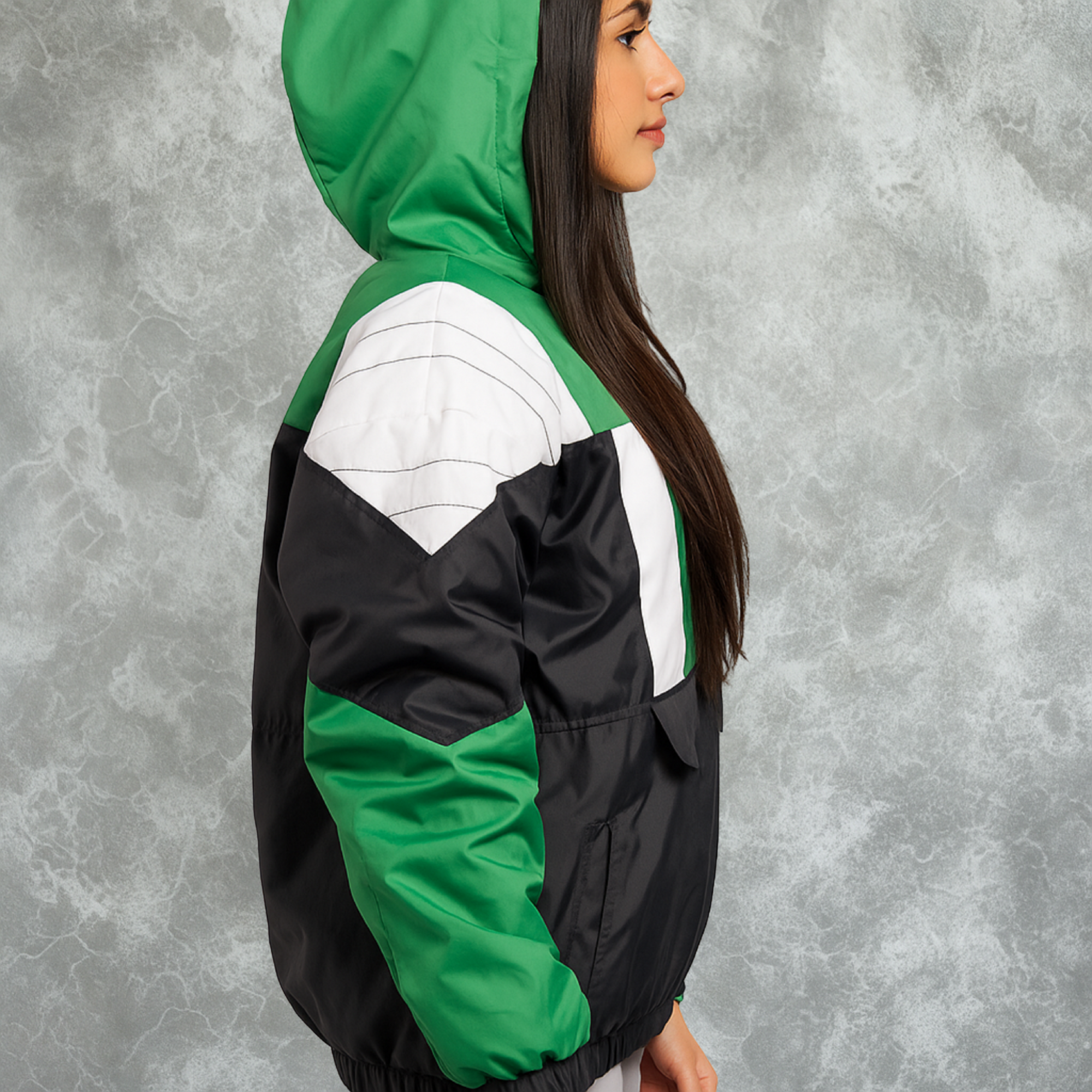 Philadelphia Inspired Eagles Windbreaker Varsity Jacket For Women (LIMITED EDITION)