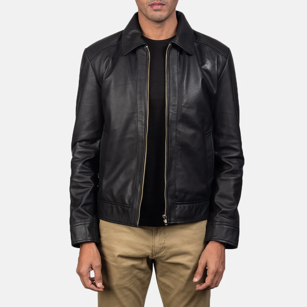 Timless Inferno Black Men Leather Jacket 