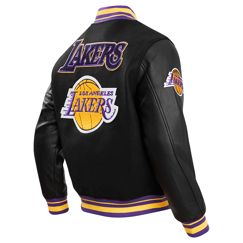 LA Lakers Retro Wool Varsity Jacket For Men
