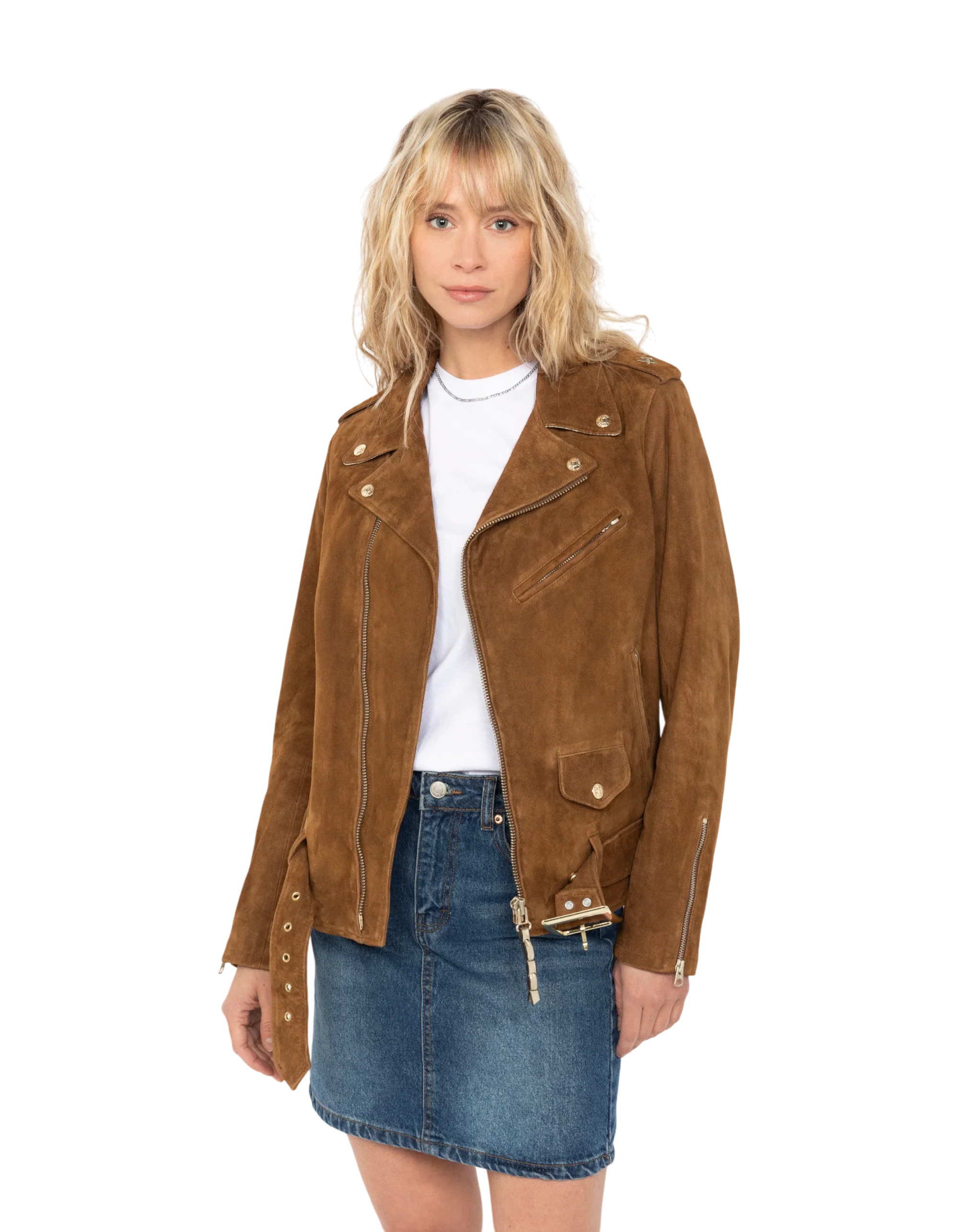 Premium Star Goat Suede Jacket