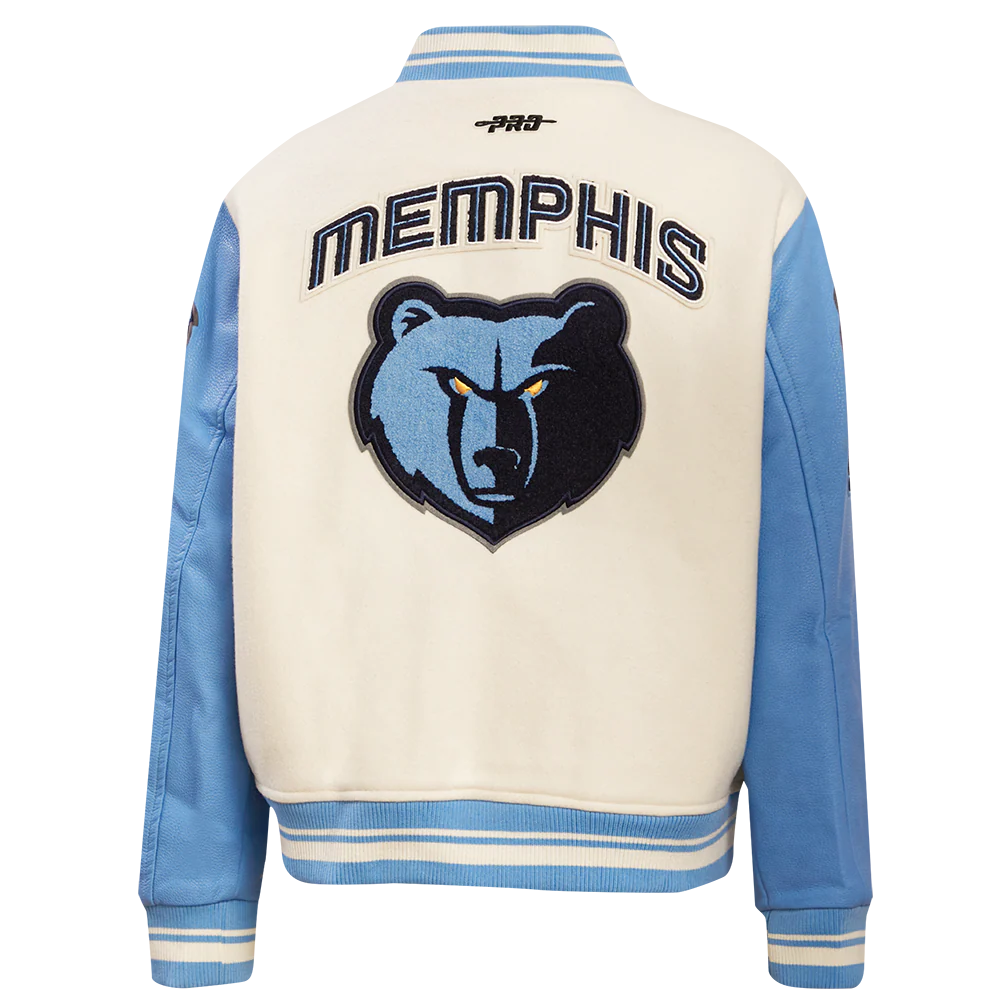 Memphis Grizzlies Retro Wool Varsity Jacket For Men