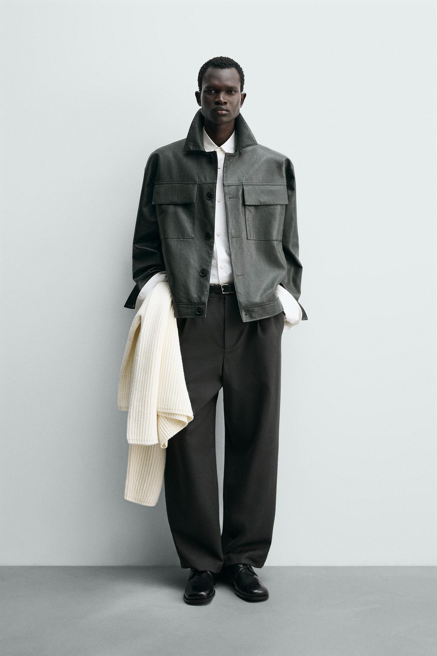 Classic, Stylish & Rugged Men’s Real Leather Jacket 