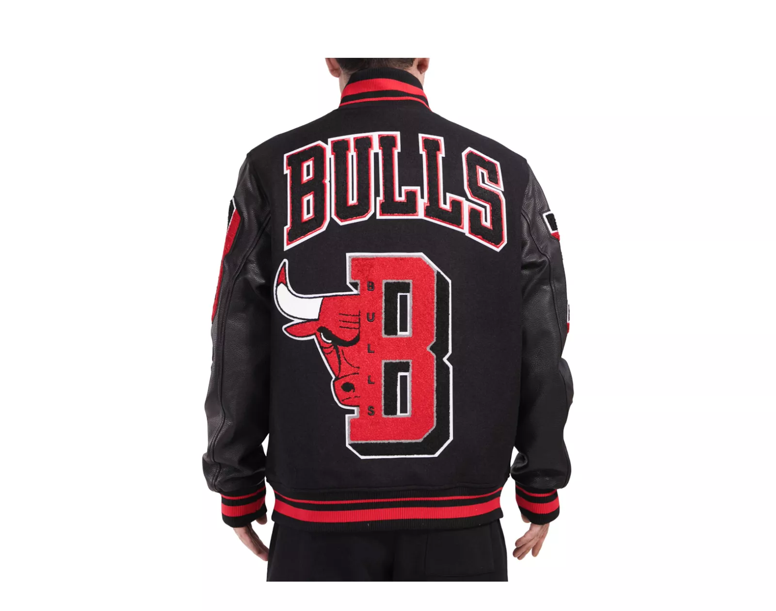 Chicago Bulls Mashup Wool Varsity Jacket For Men