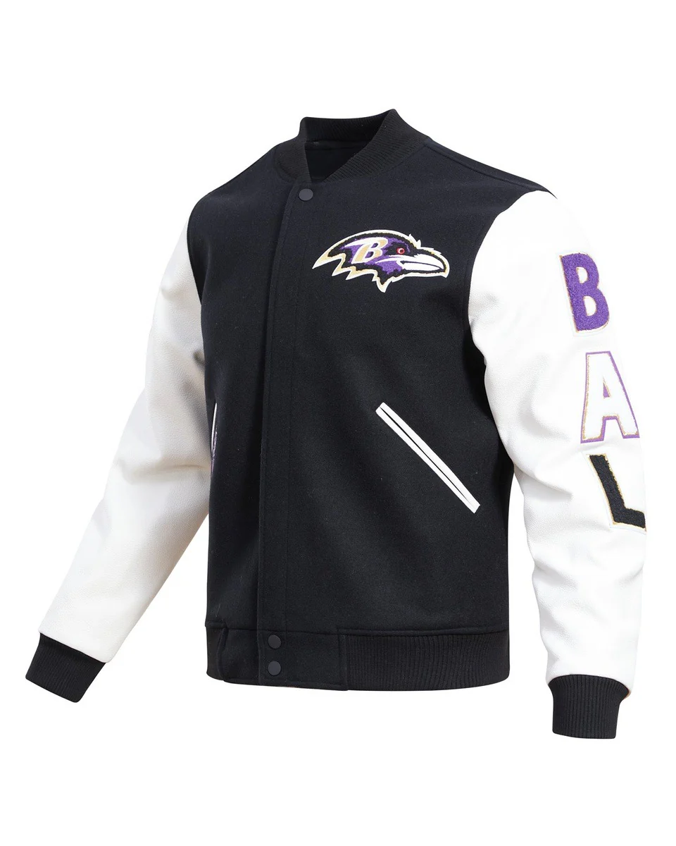 Baltimore Ravens Wool Varsity Jacket For Women