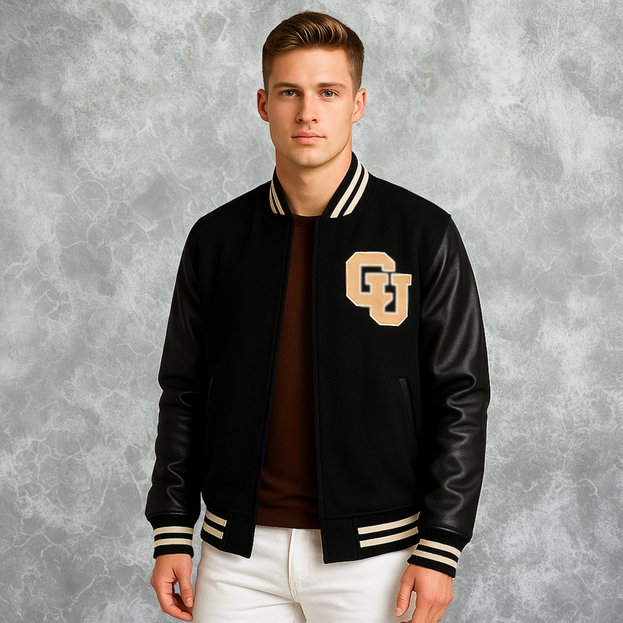 Colorado Buffaloes Inspired Letterman Varsity Jacket For Men