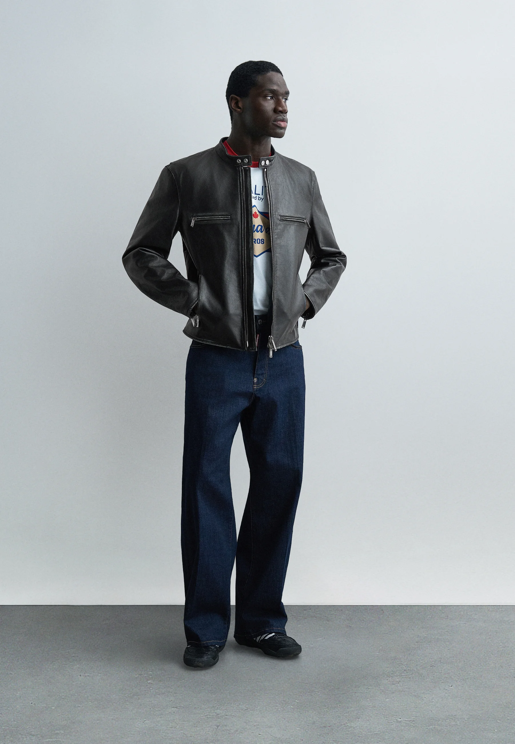 Men’s Black Biker Leather Jacket | Bold, Rugged & Timelessly Crafted