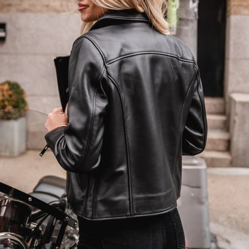 Women’s Premium Moto Leather Jacket