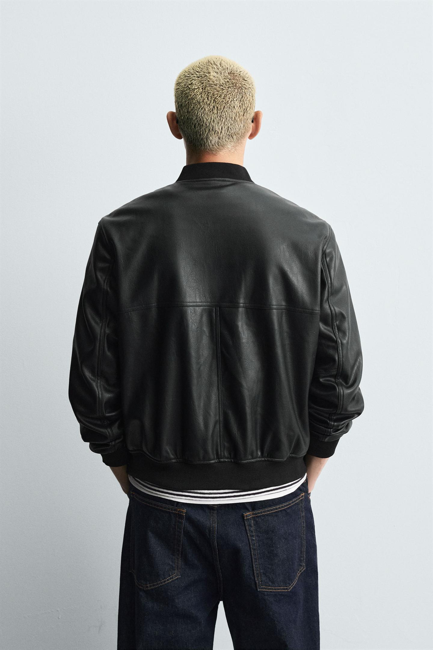Rugged, Comfortable & Timeless Men’s Real Leather Bomber Jacket 