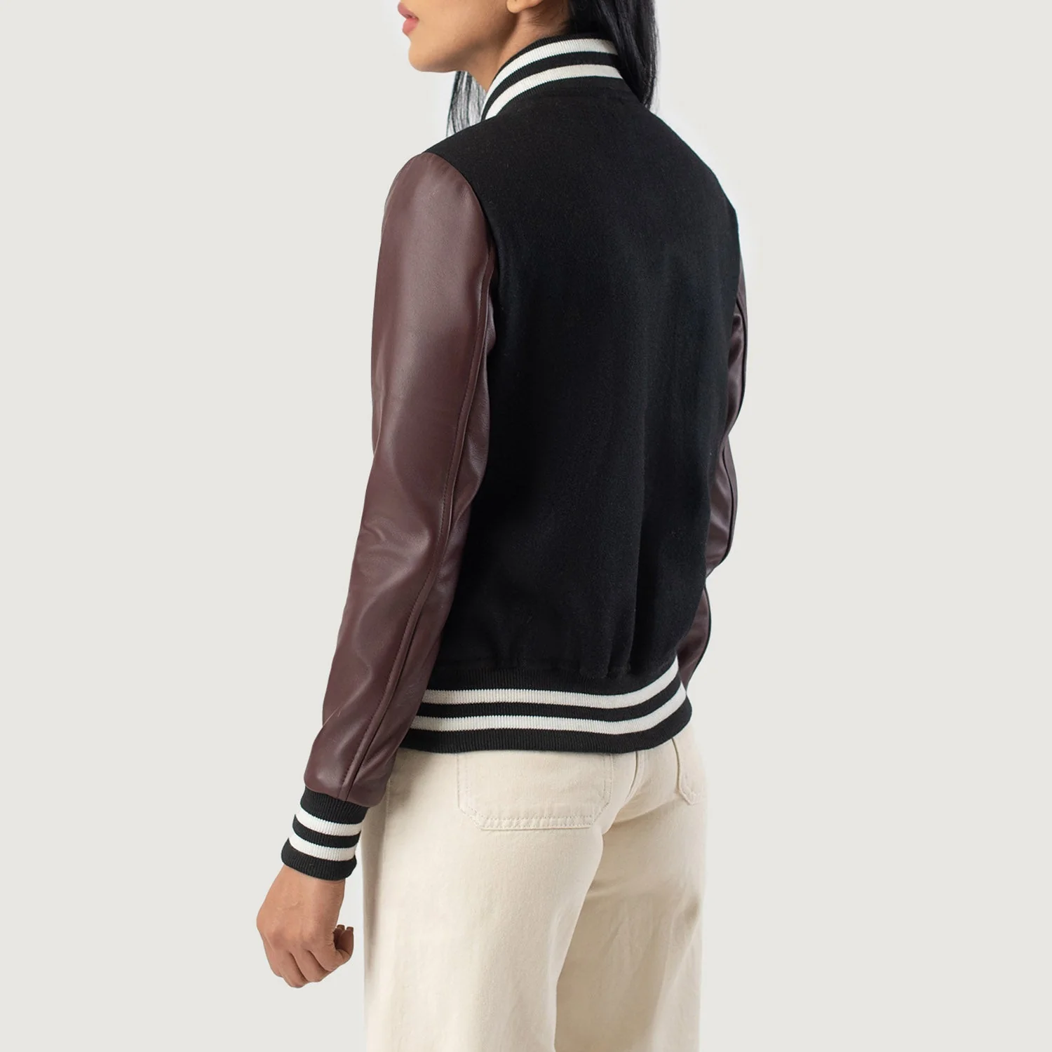 Savant Hybrid Varsity Leather Jacket