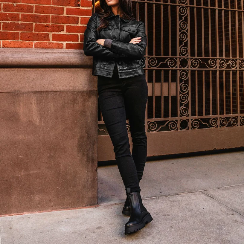 Trucker Leather Jacket - Heritage Meets Luxury