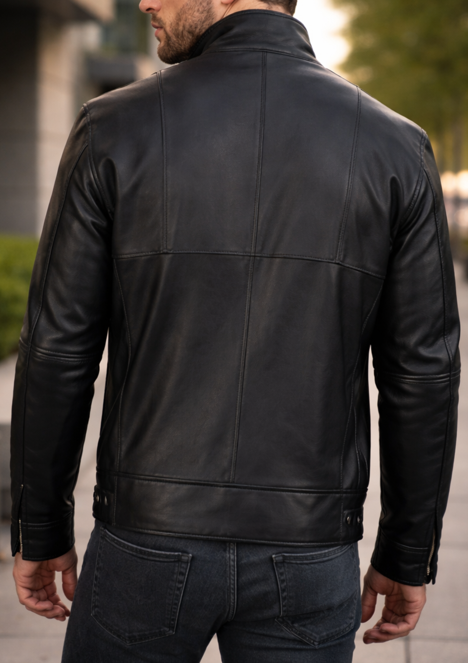 Erin Contrast Collar Bomber Jacket