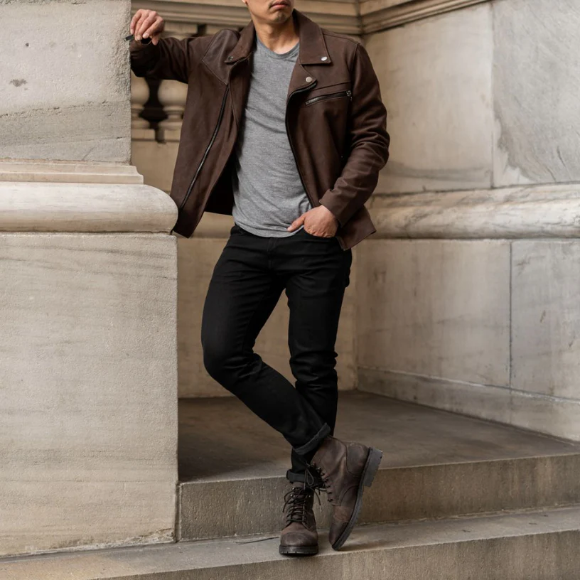 Motorcycle Ssuede Jacket