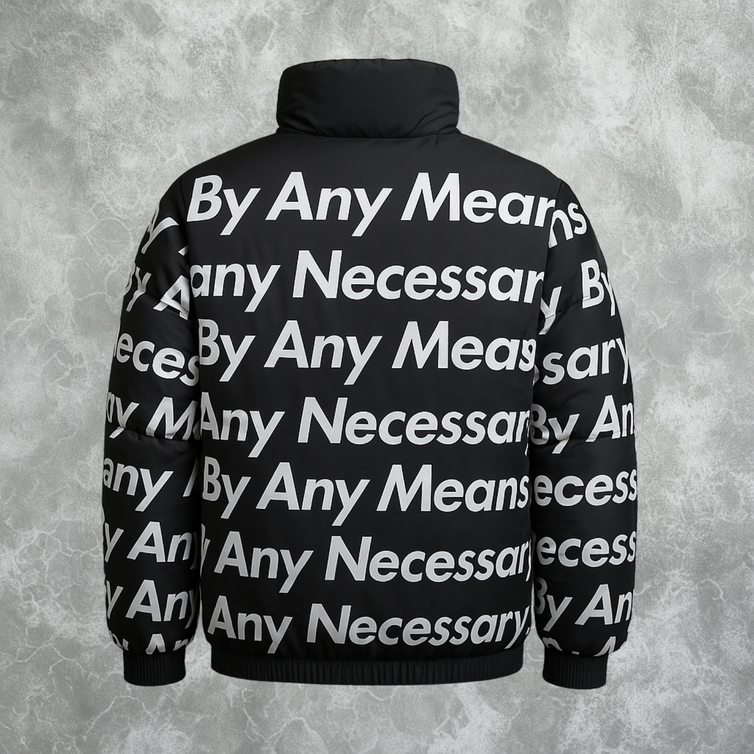 By Any Means Necessary Puffer Jacket For Women