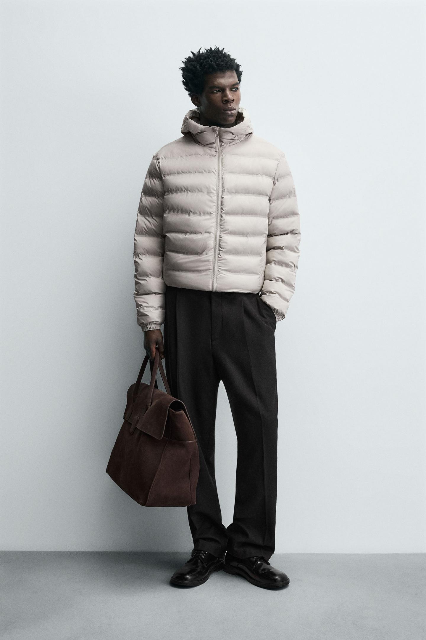 Weather-Resistant Men’s Water-Repellent Lightweight Puffer Jacket 