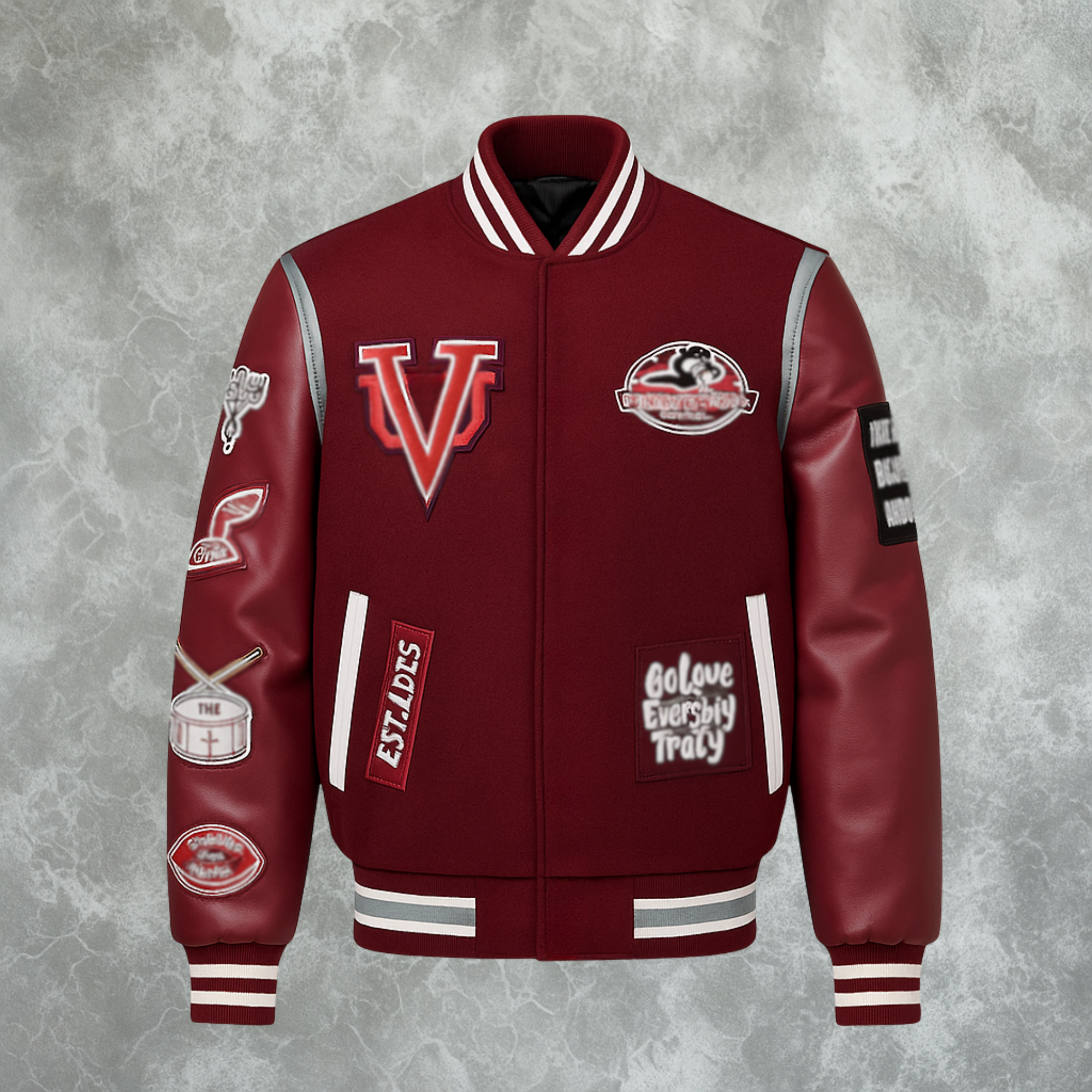 Virginia Union Motto 3.0 Inspired Varsity Jacket For Women